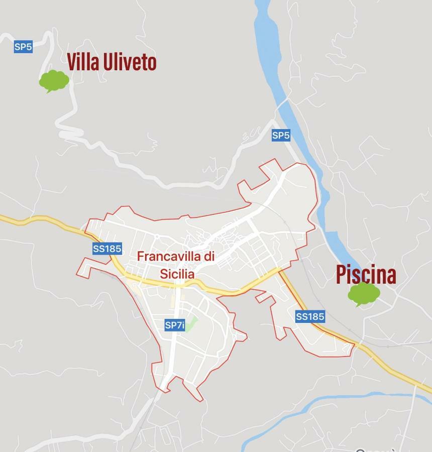 Villa Uliveto Francavilla di Sicilia Εξωτερικό φωτογραφία